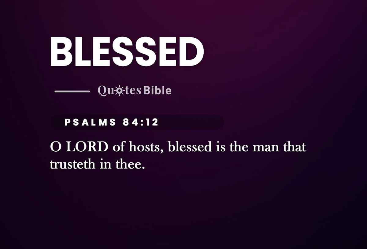 blessed bible verses photo