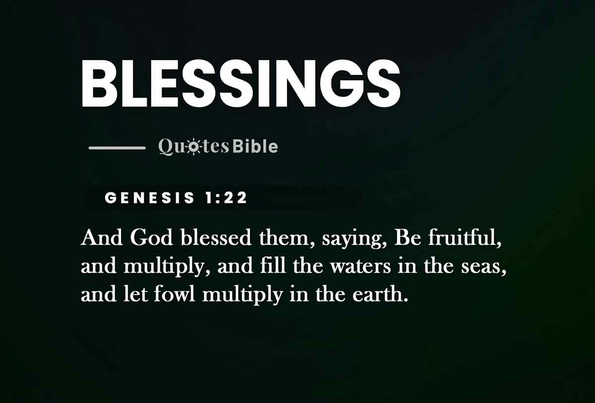 blessings bible verses photo