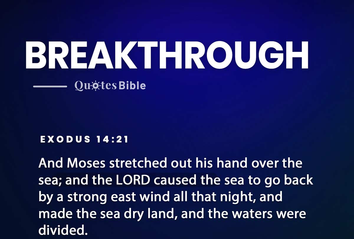 breakthrough bible verses photo