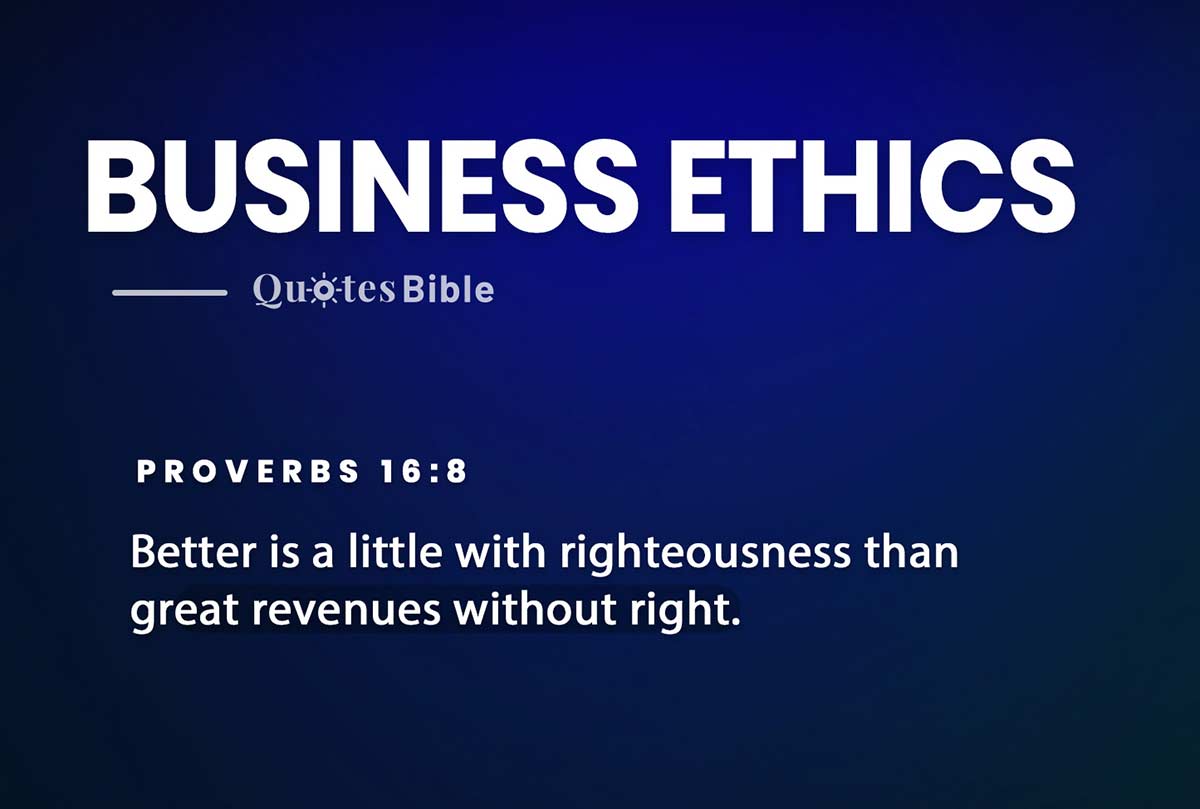 business ethics bible verses photo