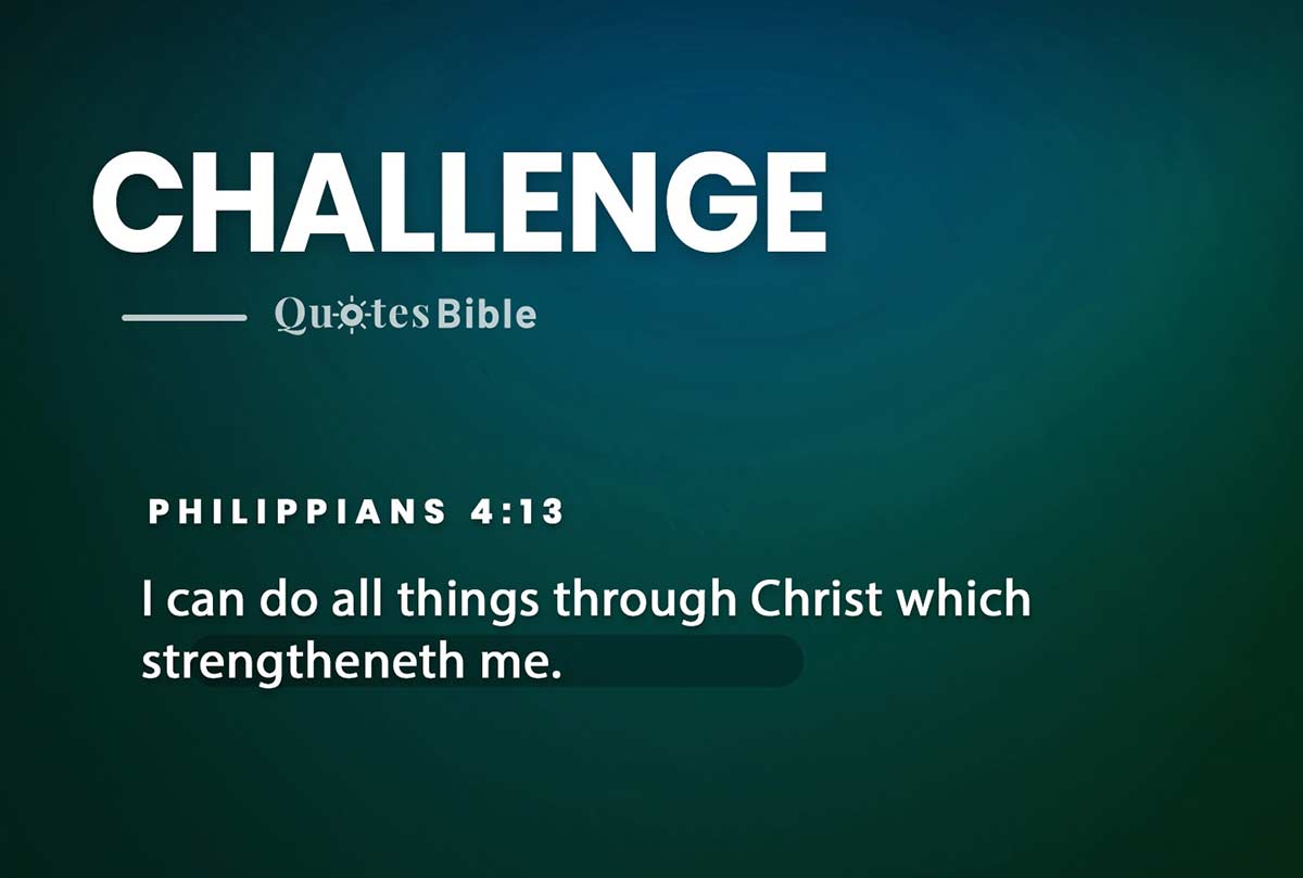 challenge bible verses photo