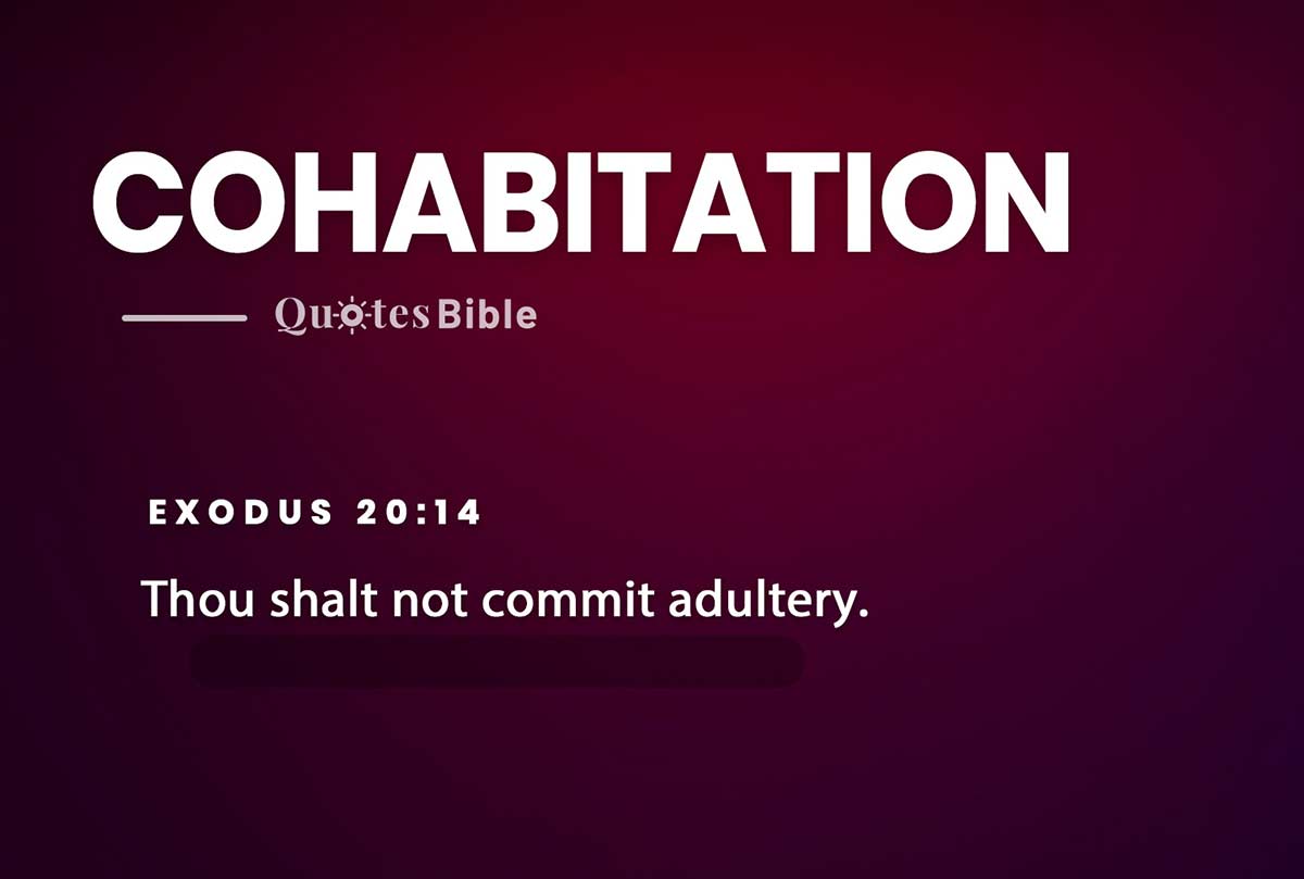 cohabitation bible verses photo