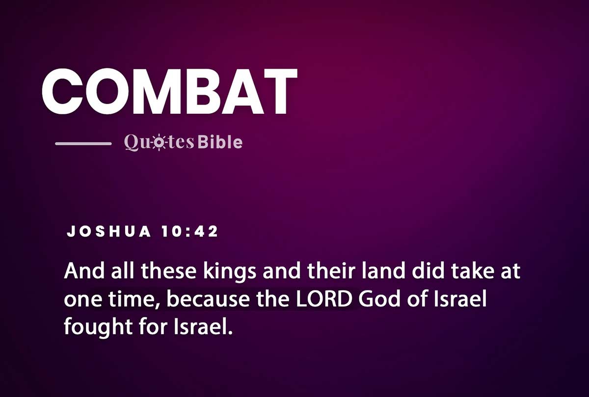 combat bible verses photo