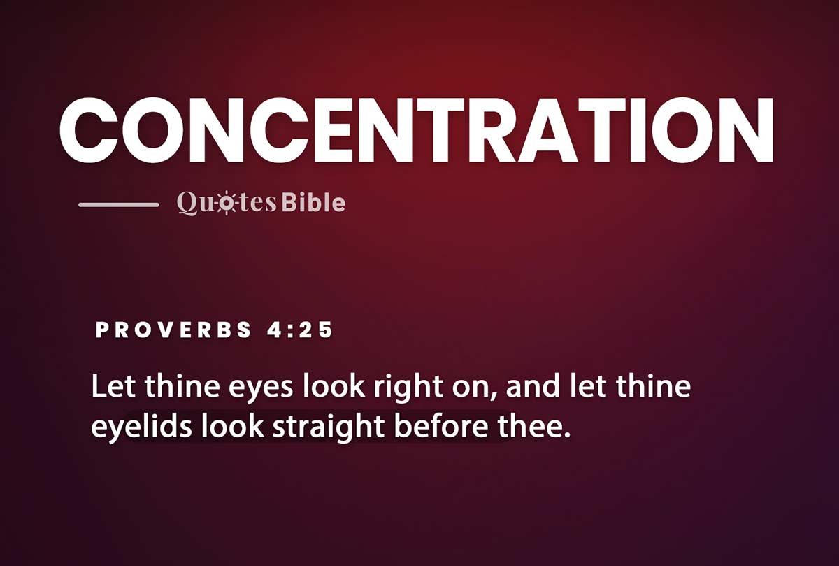concentration bible verses photo