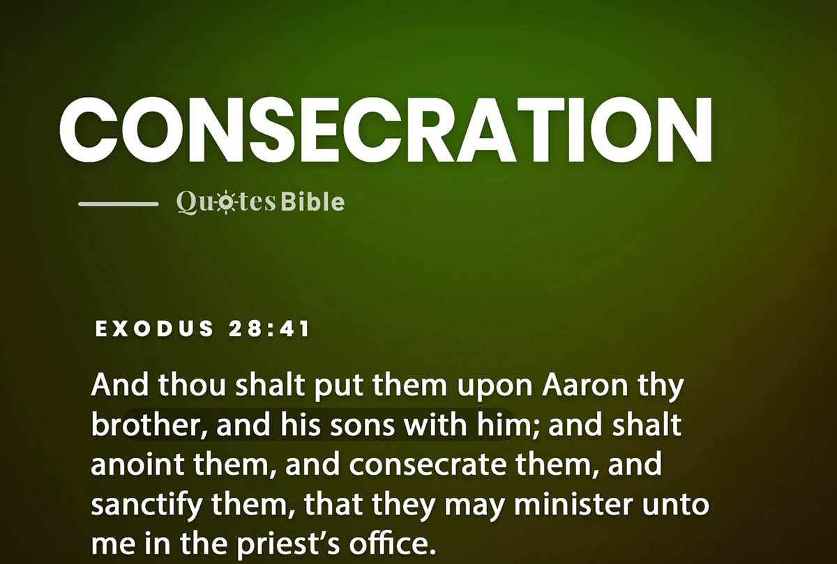 consecration bible verses photo