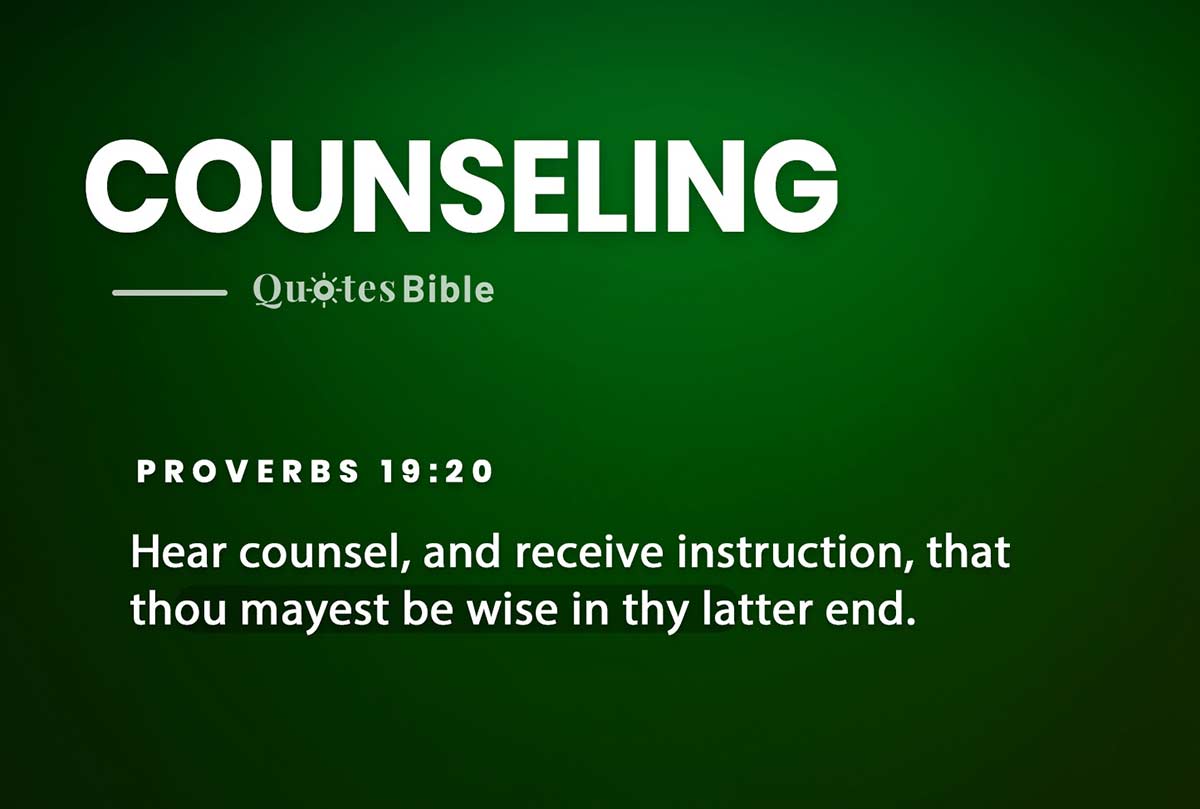 counseling bible verses photo