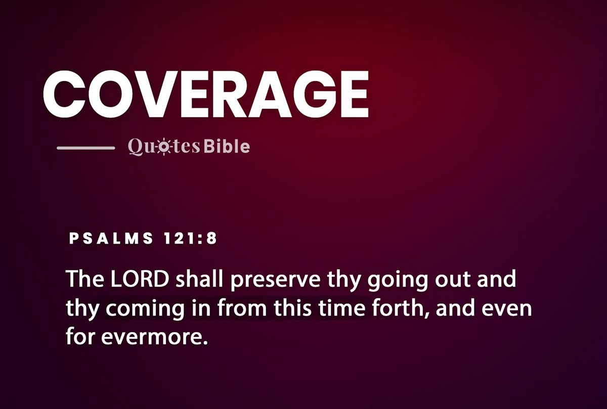 coverage bible verses photo