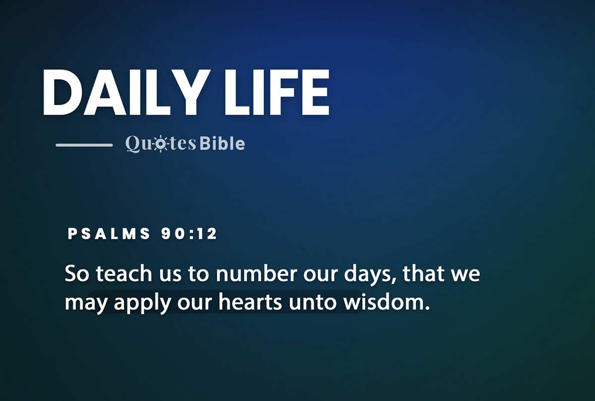 daily life bible verses photo