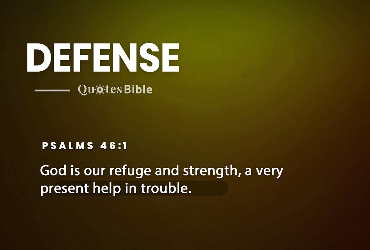 defense bible verses photo