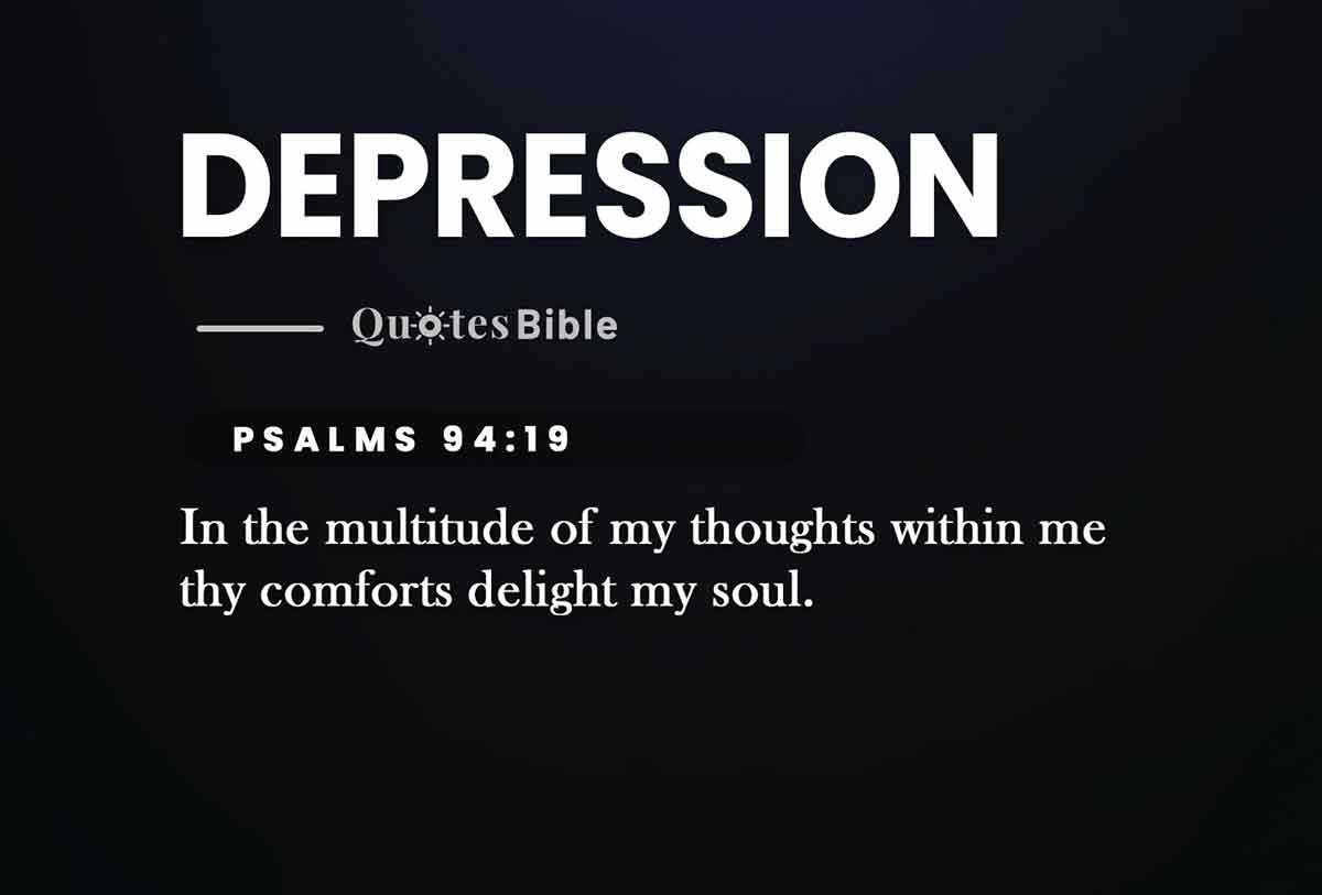depression bible verses photo