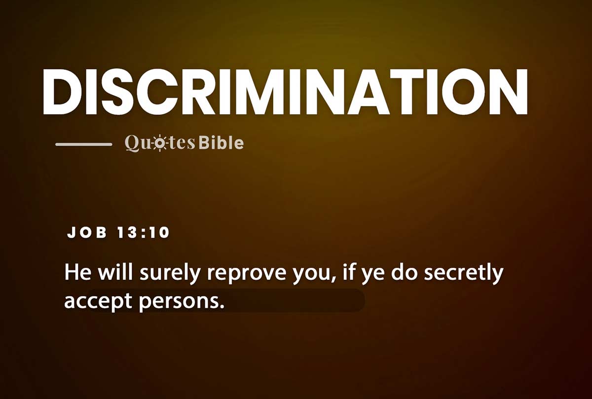discrimination bible verses photo