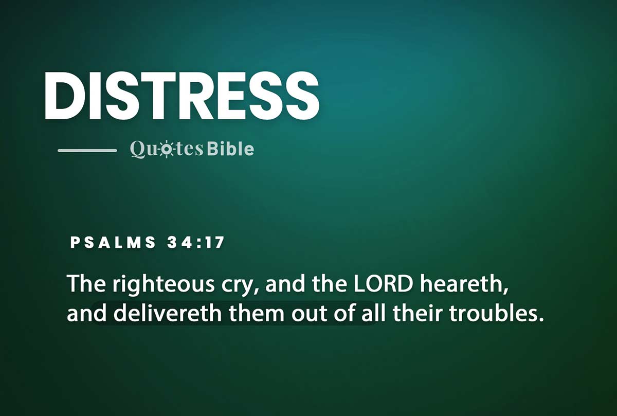 distress bible verses photo