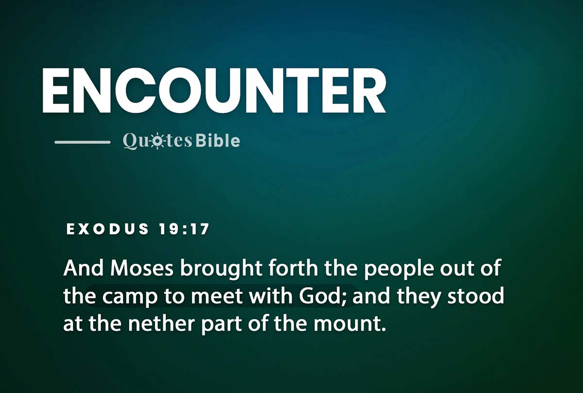 encounter bible verses photo