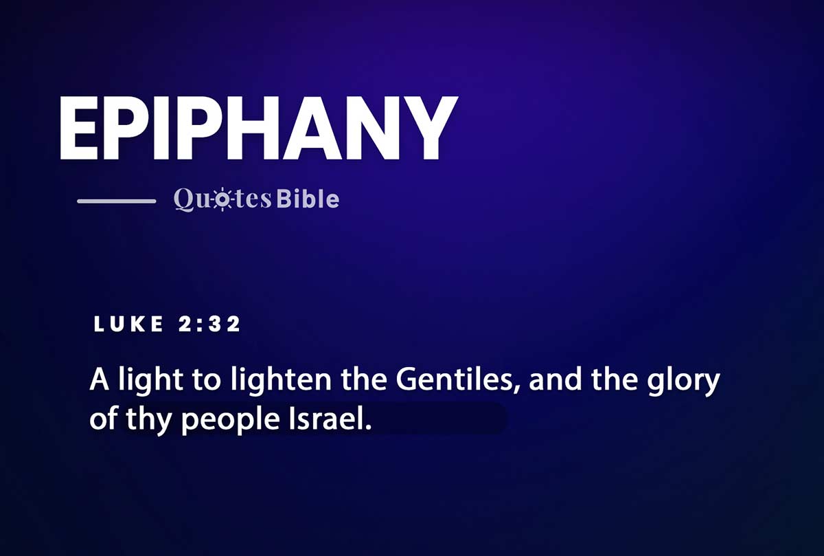 epiphany bible verses photo