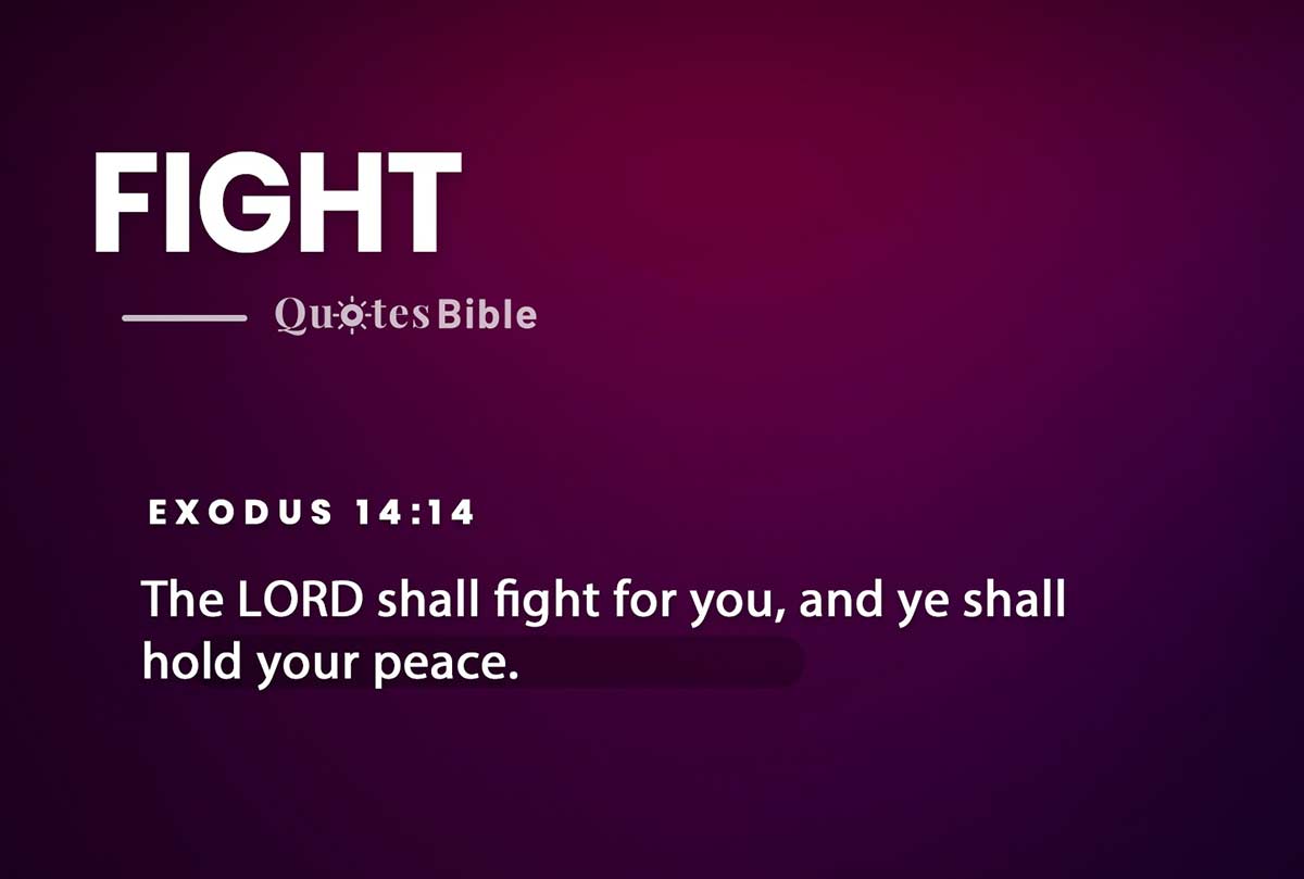 fight bible verses photo