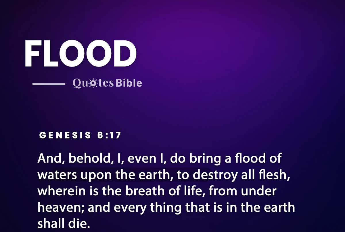 flood bible verses photo