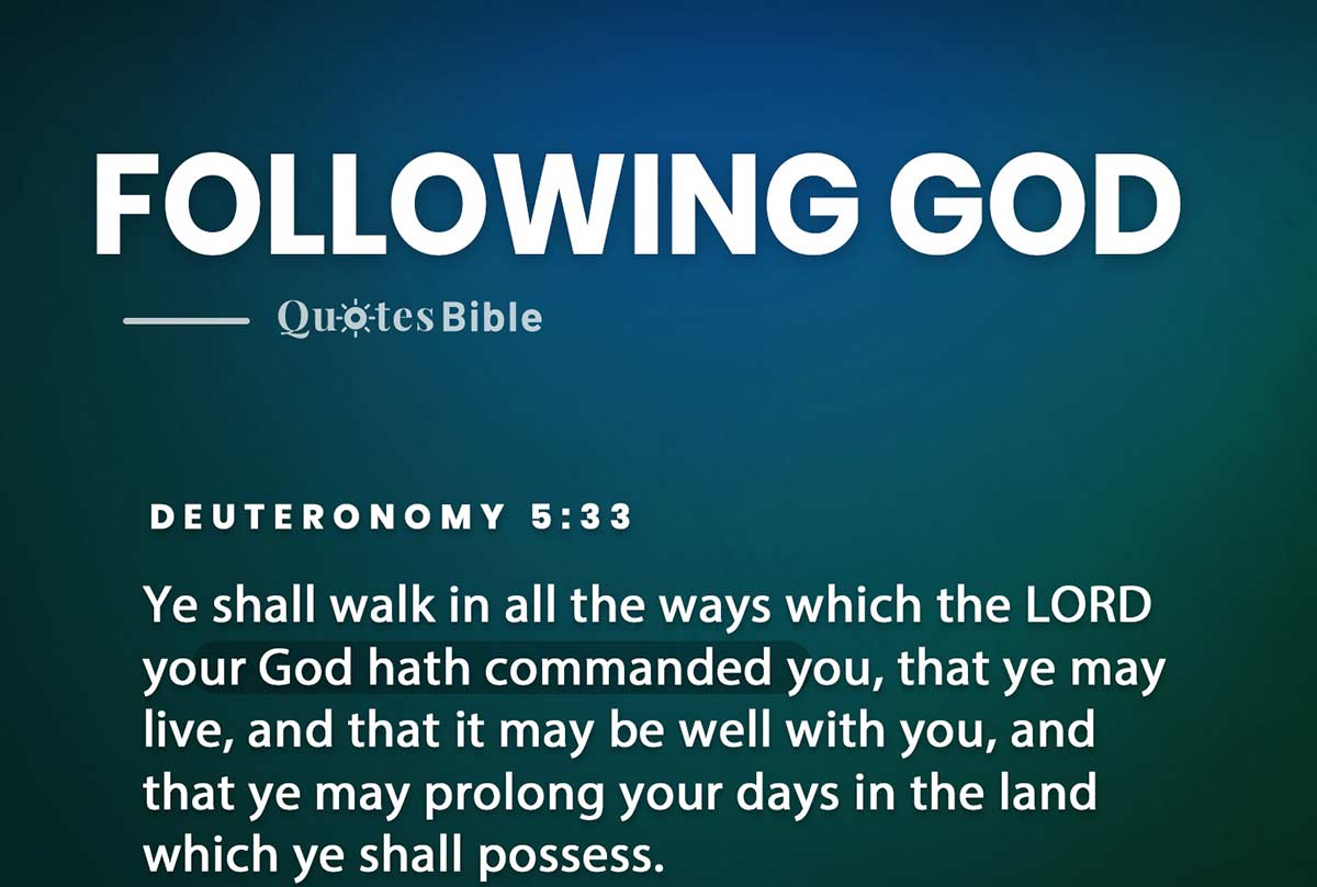 following god bible verses photo