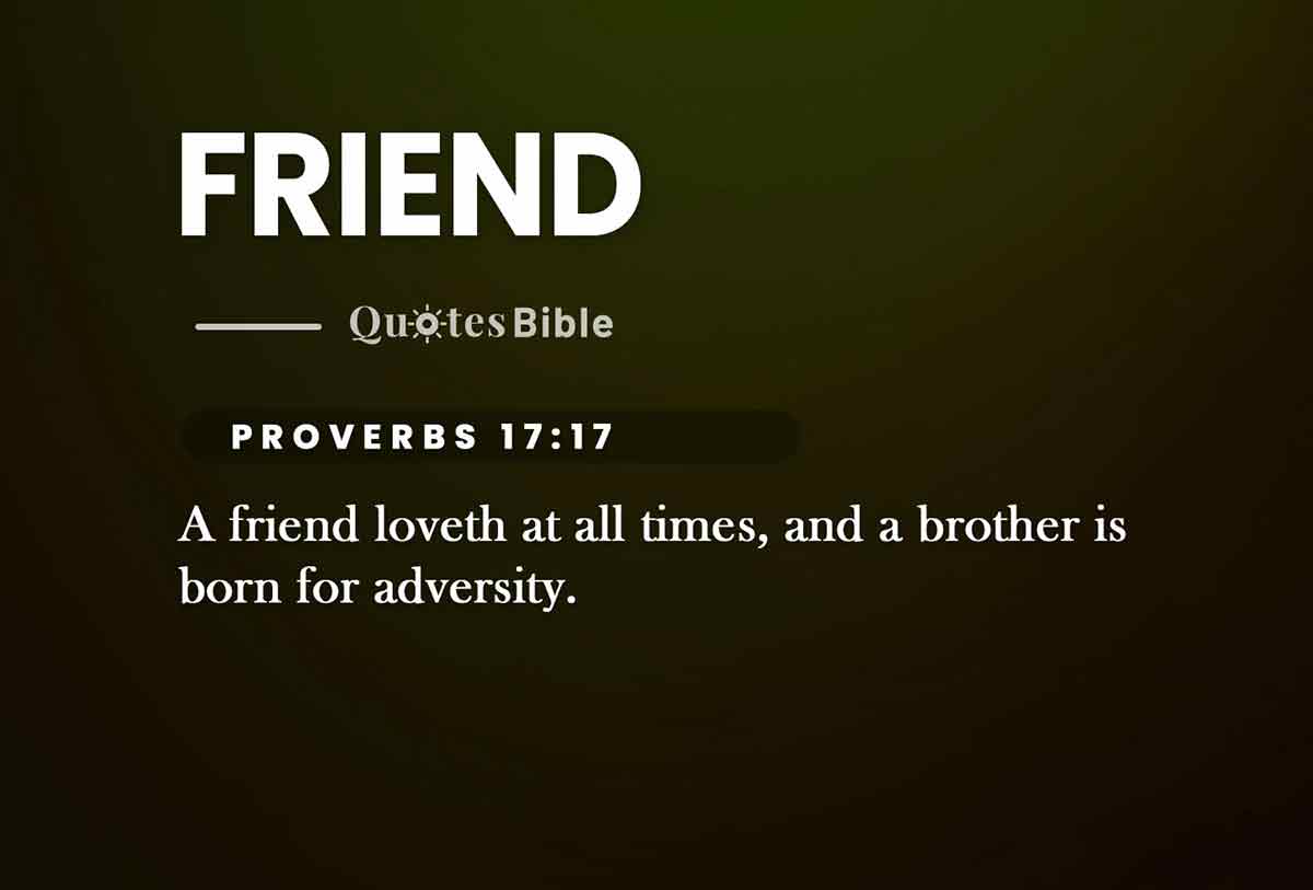 friend bible verses photo
