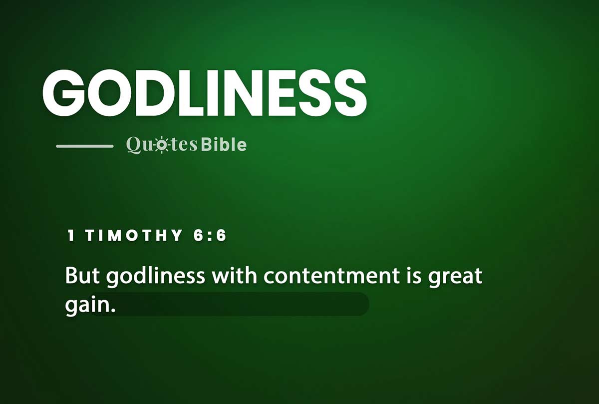 godliness bible verses photo