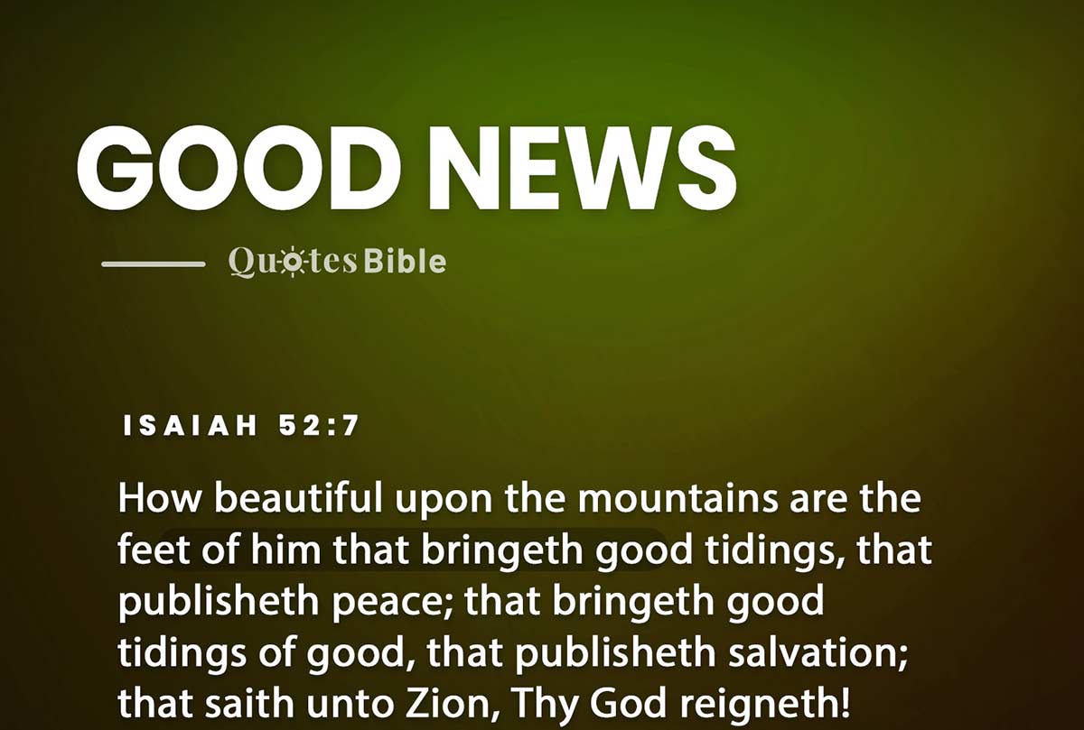 good news bible verses photo