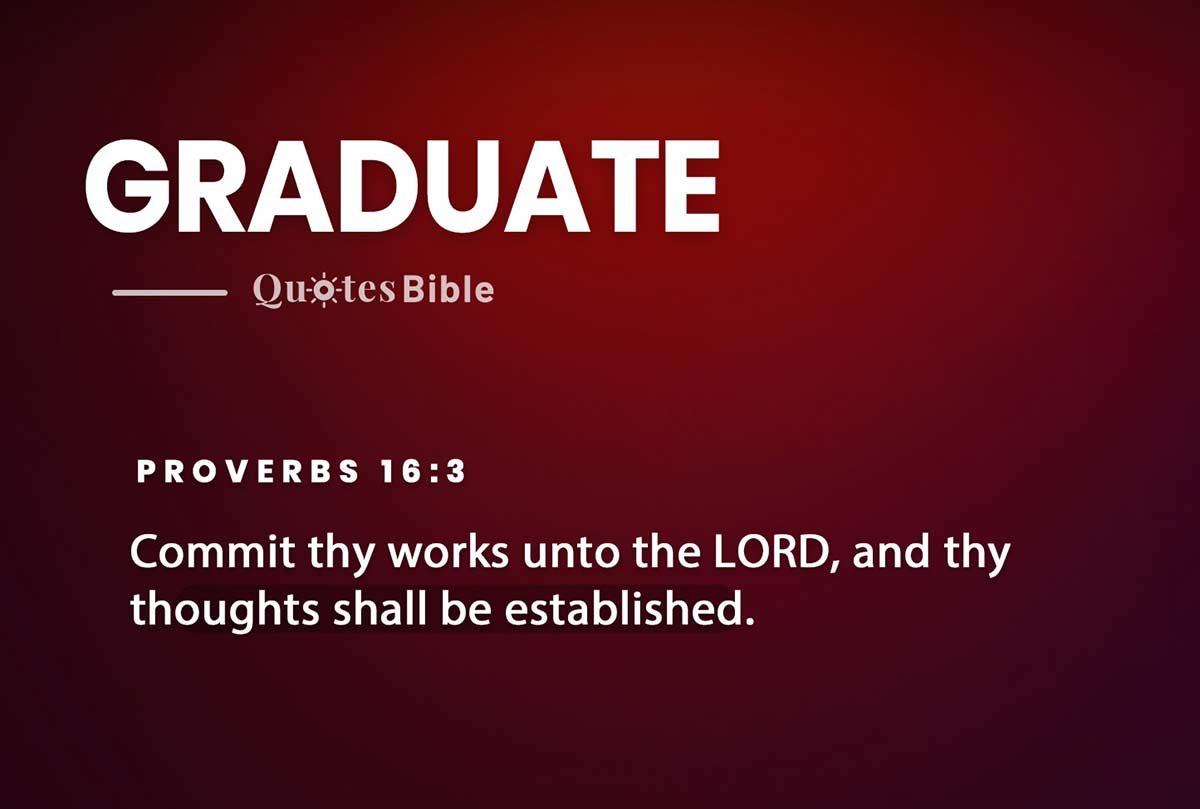 graduate bible verses photo