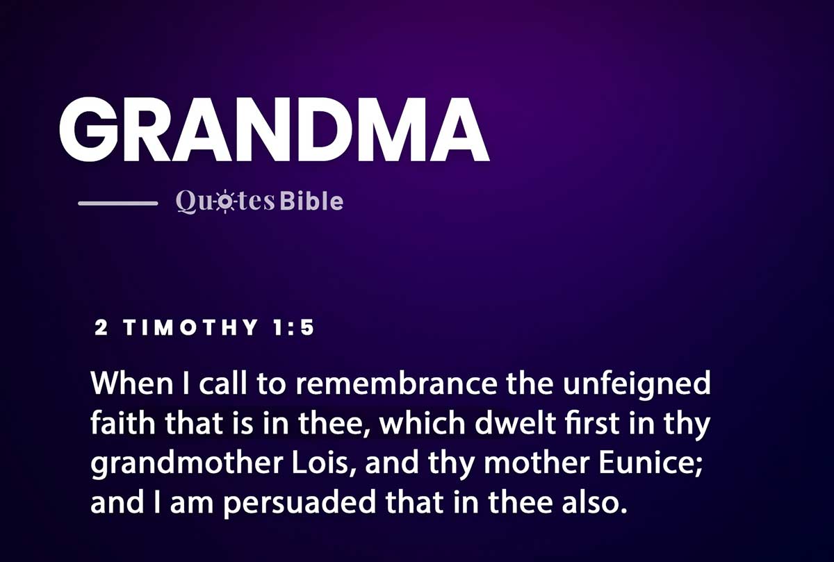 grandma bible verses photo