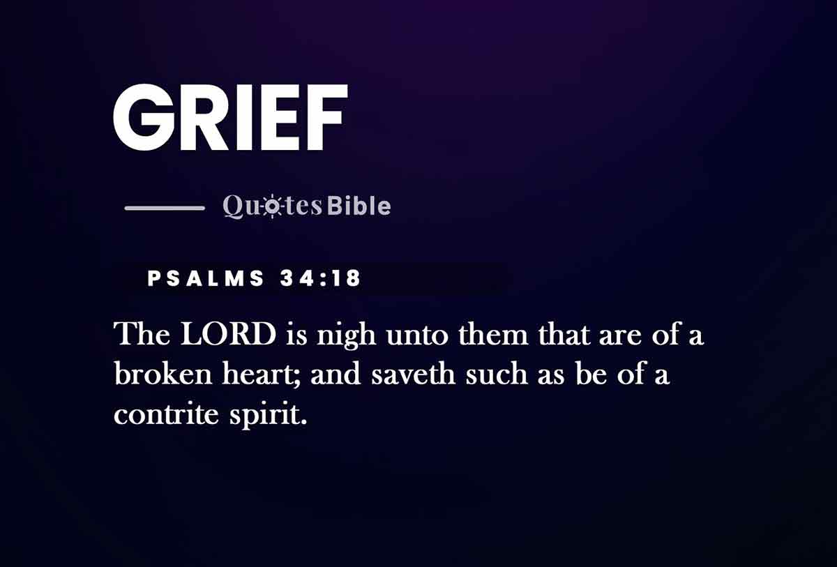 grief bible verses photo