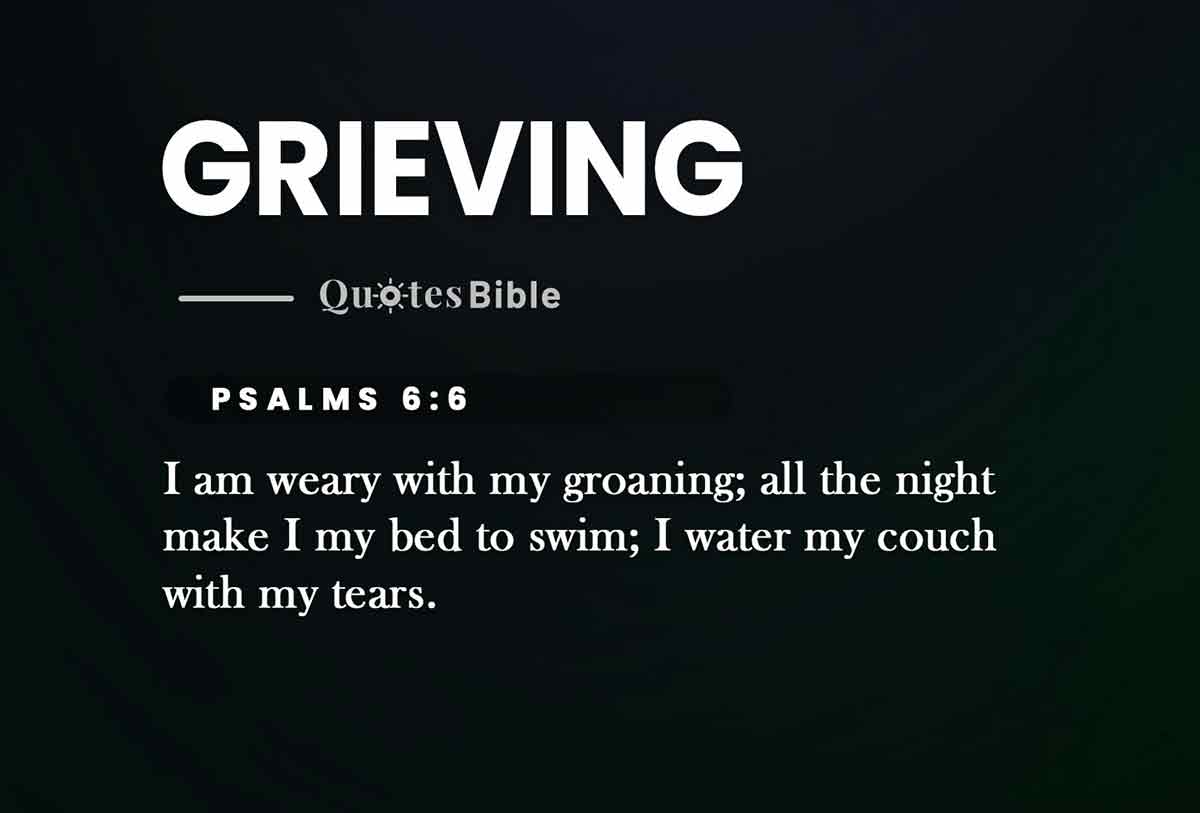 grieving bible verses photo