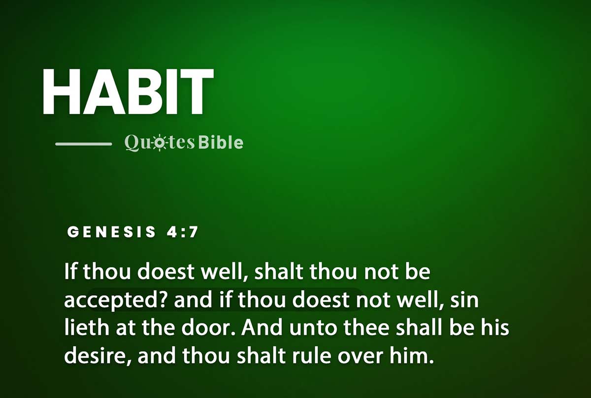 habit bible verses photo