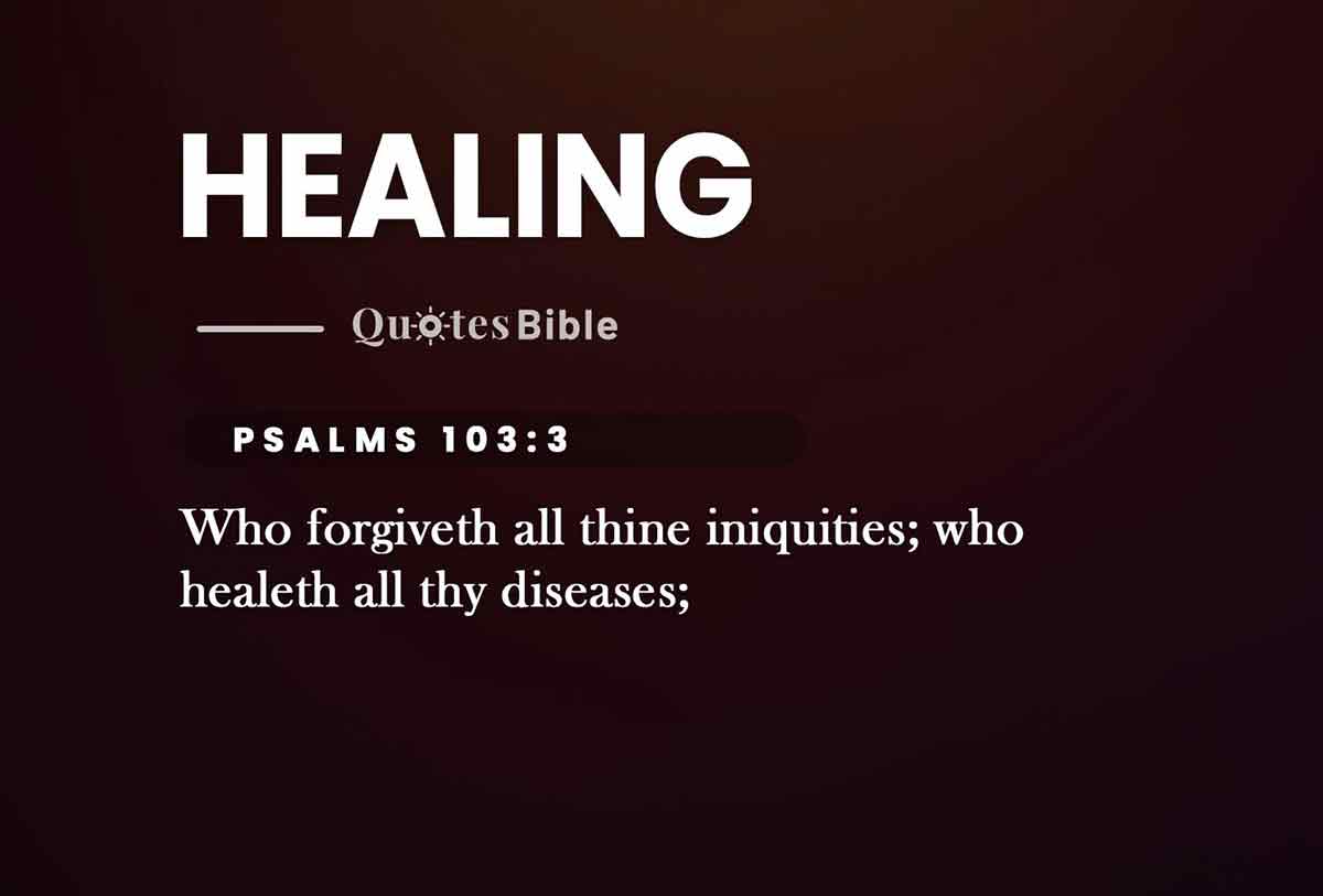 healing bible verses photo