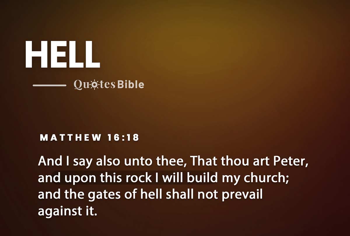 hell bible verses photo