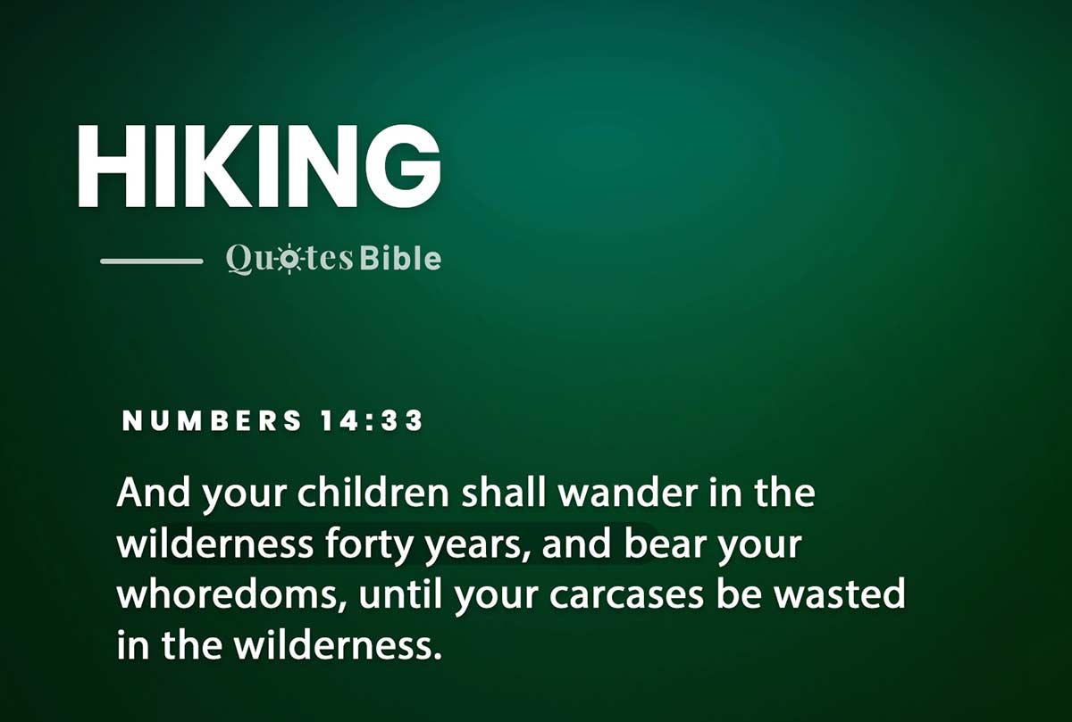 hiking bible verses photo