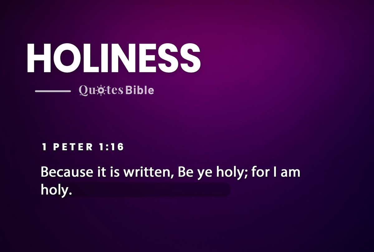 holiness bible verses photo