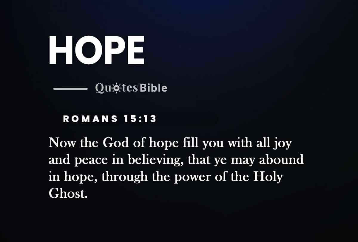 hope bible verses photo