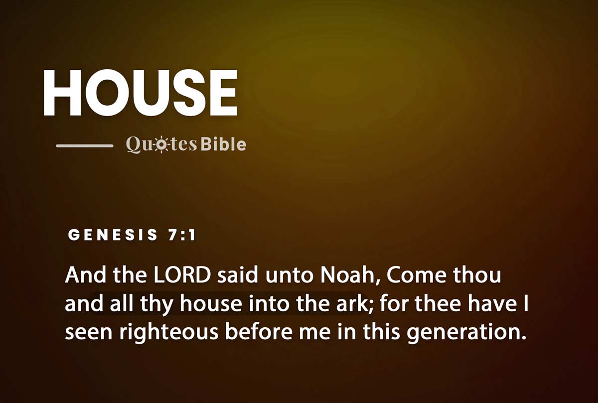 house bible verses photo