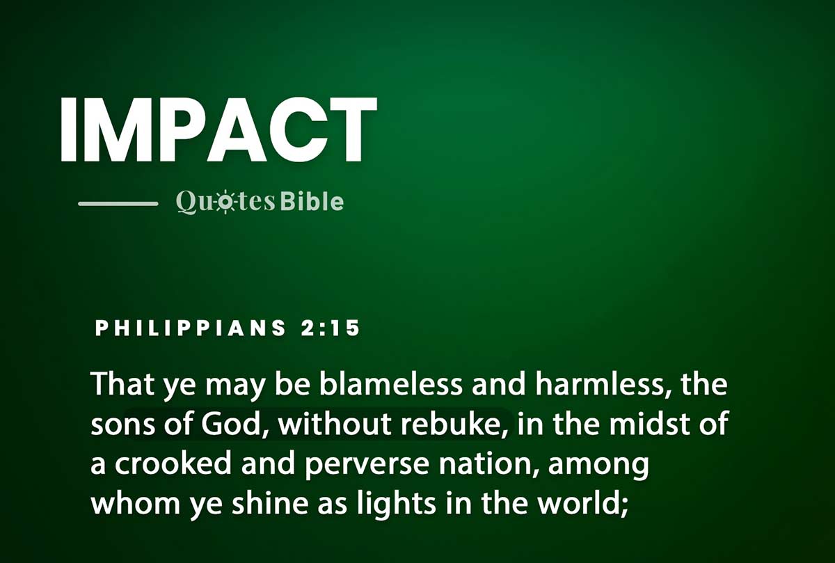 impact bible verses photo