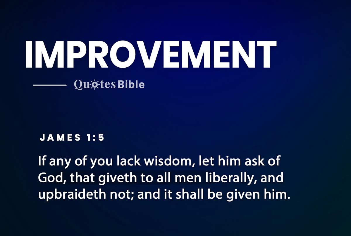 improvement bible verses photo
