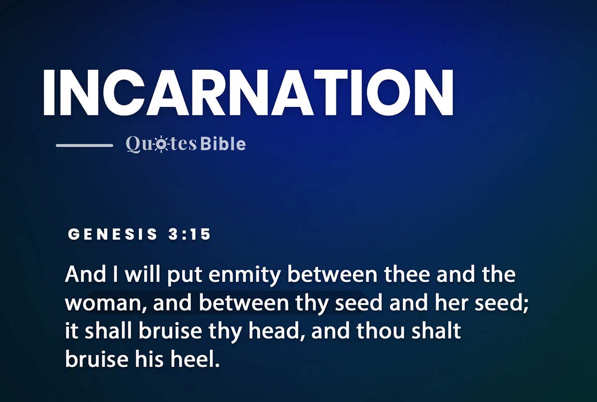 incarnation bible verses photo