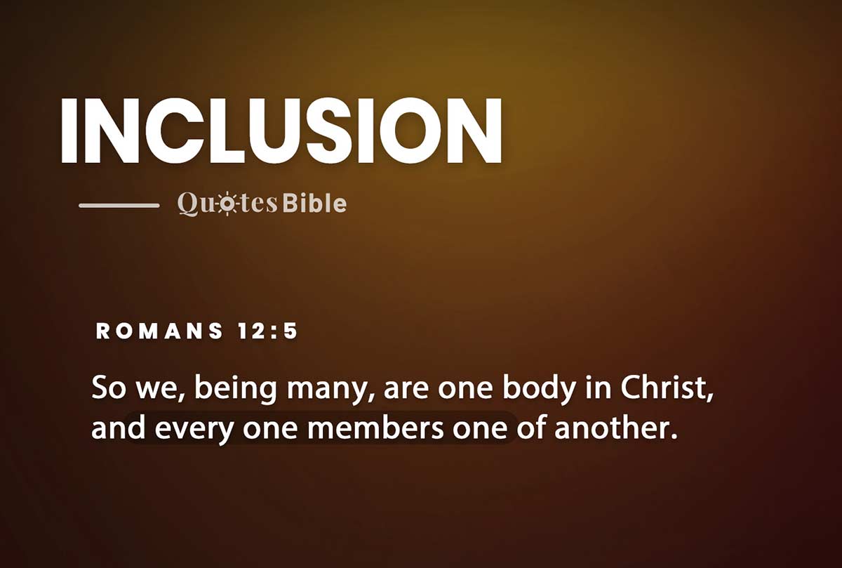 inclusion bible verses photo