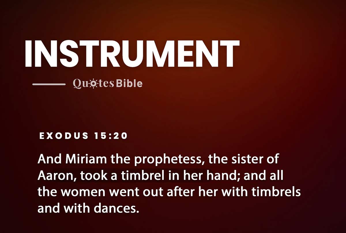 instrument bible verses photo