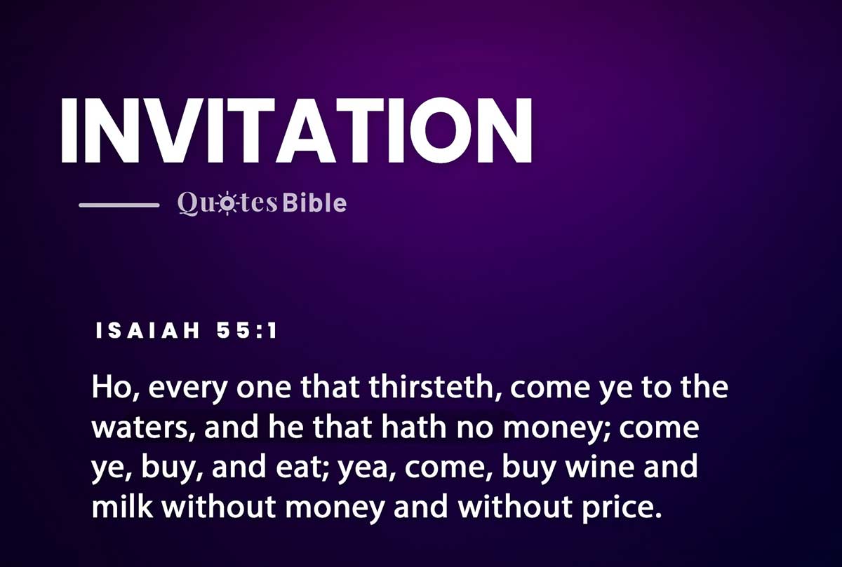 invitation bible verses photo