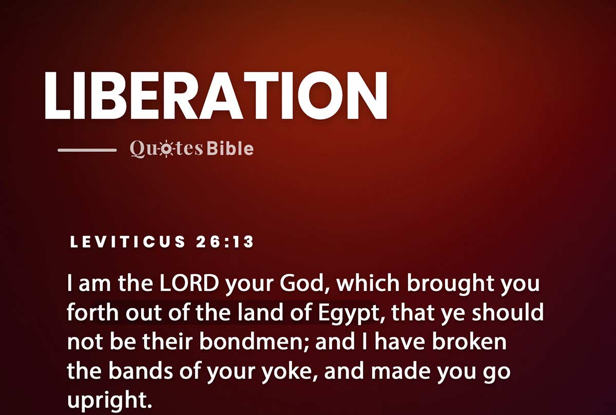 liberation bible verses photo