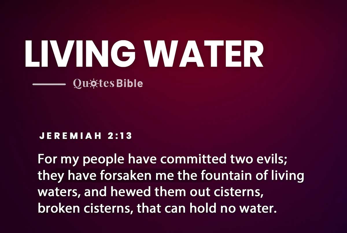 living water bible verses photo