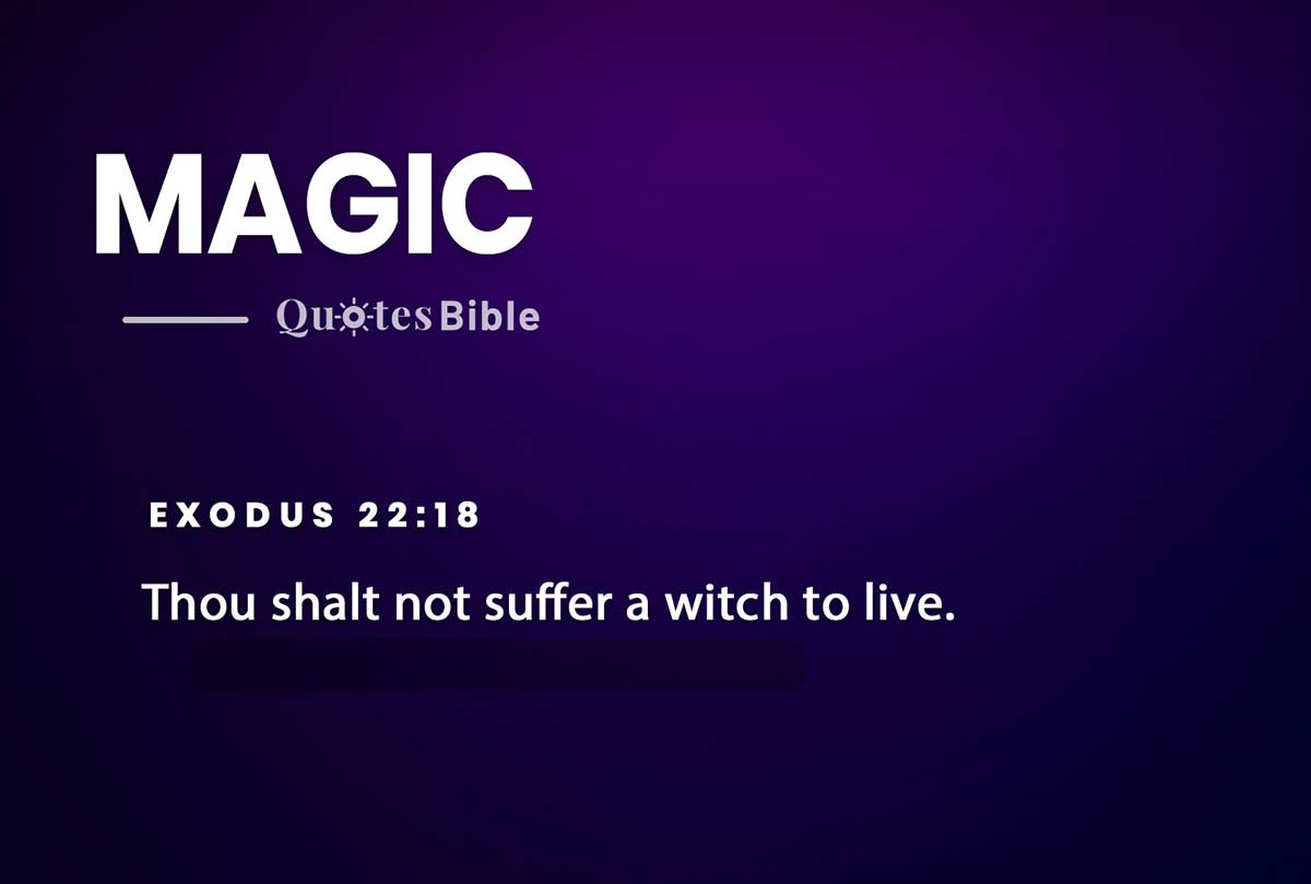 magic bible verses photo