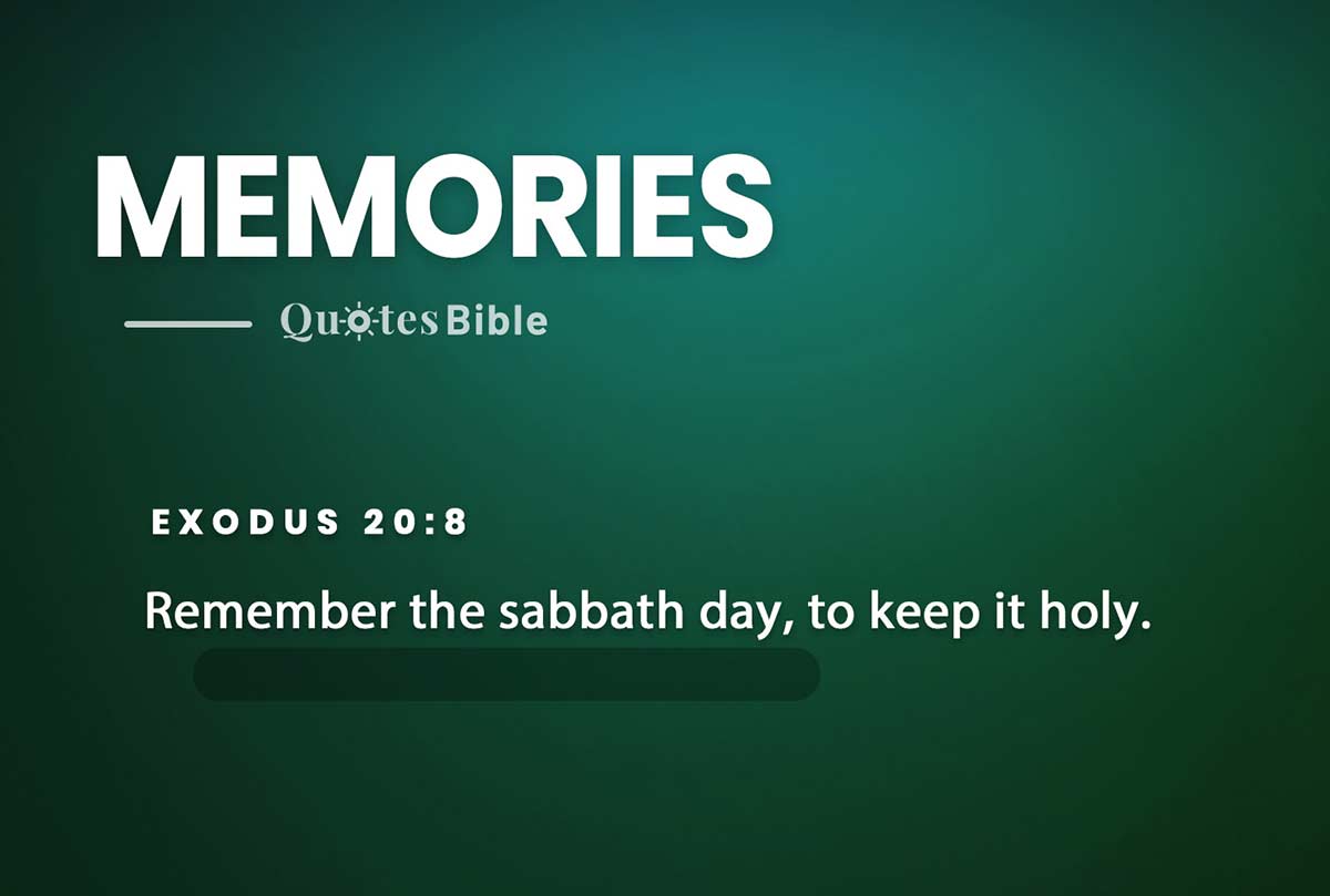 memories bible verses photo