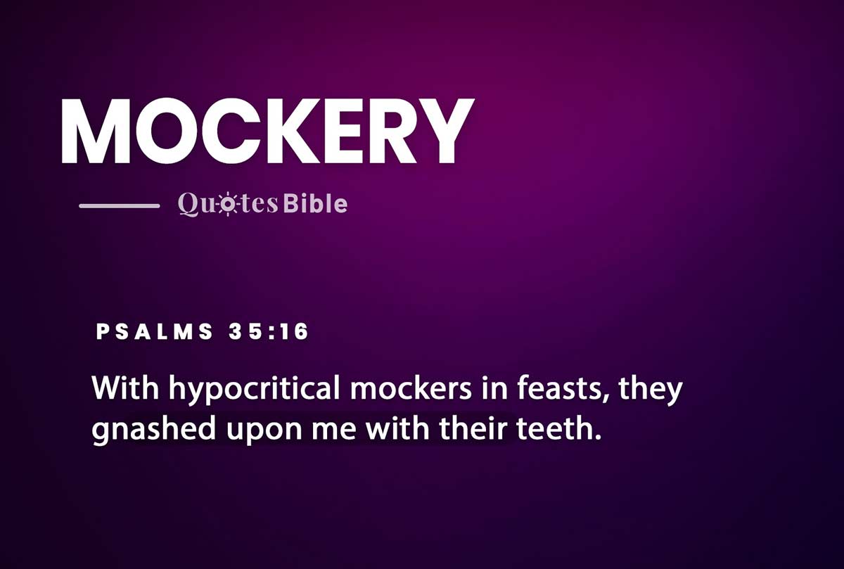 mockery bible verses photo