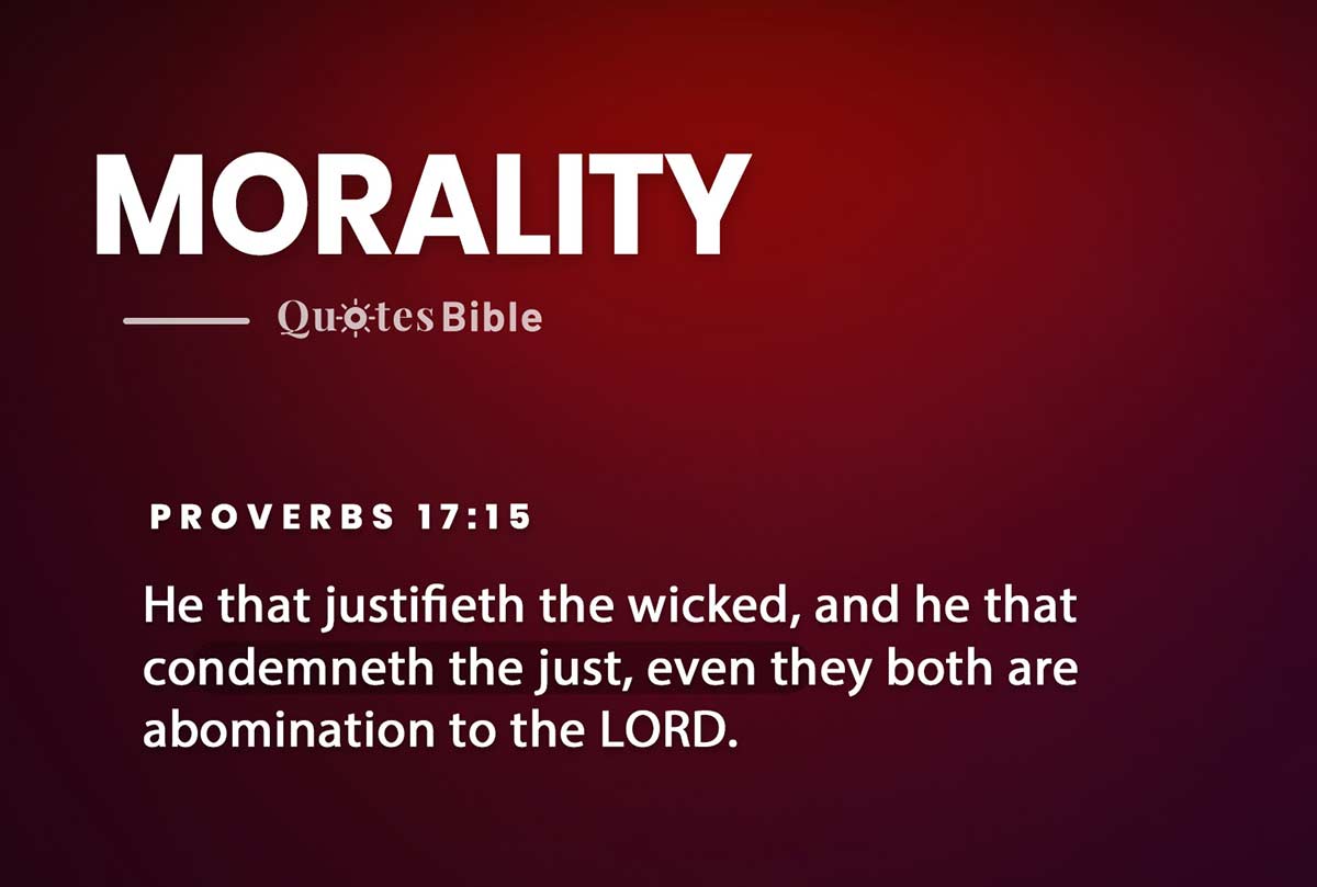 morality bible verses photo