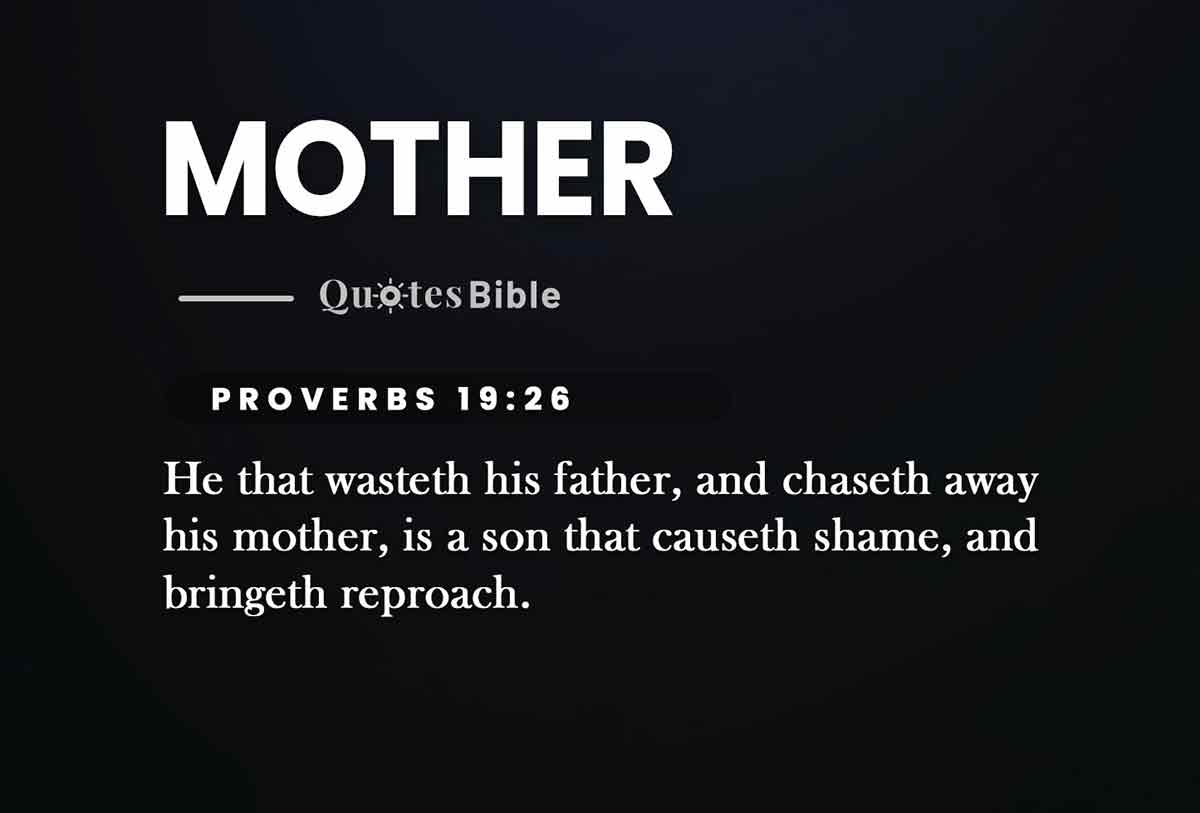 mother bible verses photo