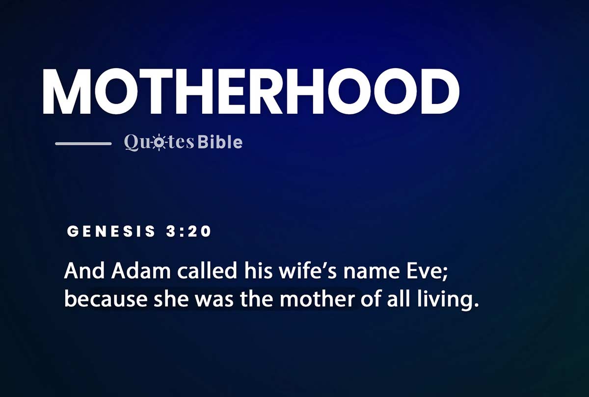 motherhood bible verses photo