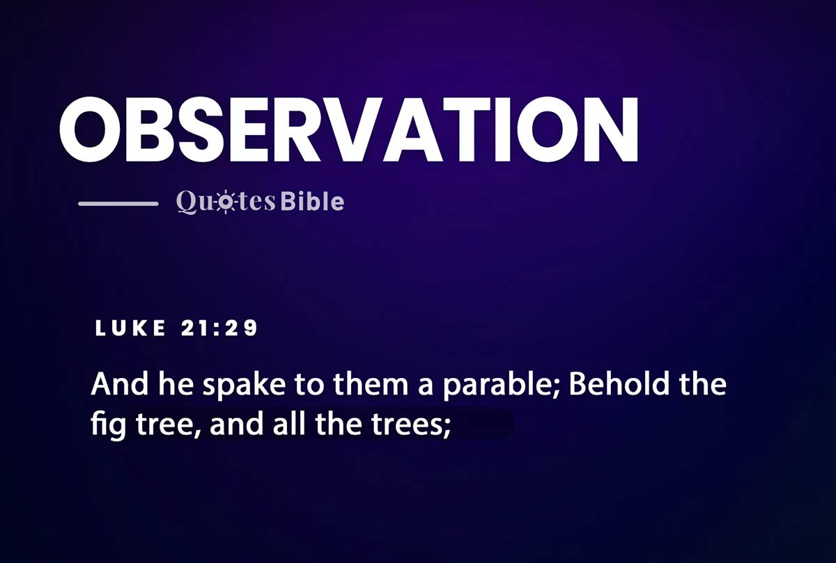 observation bible verses photo